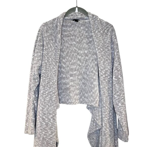 Soma‎ L/XL Plush Blanket Texture Hi Lo Open Front Cardigan Cozy Lounge Stretchy - Picture 3 of 7